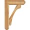Ekena Millwork Legacy Craftsman Rough Sawn Bracket w/ Offset Brace, Western Red Cedar, 8"W x 28"D x 40"H BKT0806X28X40LEC04RWR - alternate 2